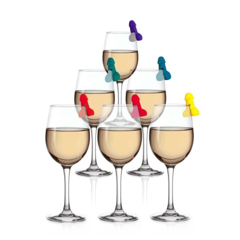 Super Fun Penis - Cocktail Markers - Set of 6 LITTLE GENIE PRODUCTIONS