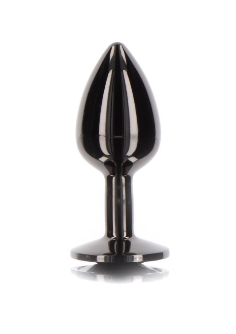 Butt Plug With Diamond Jewel L Black Taboom