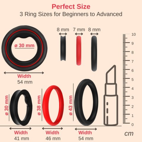 Cockring - Nappex™ Fuego - Premium Cockrings (10 Languages) Nappex