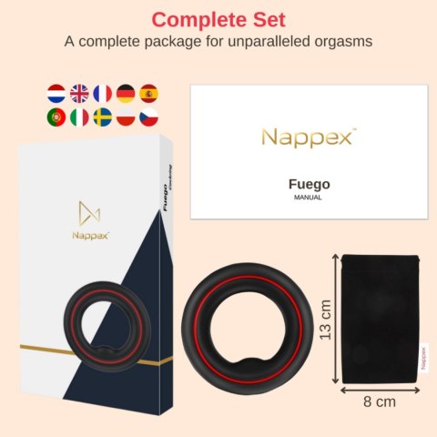 Cockring - Nappex™ Fuego - Premium Cockrings (10 Languages) Nappex