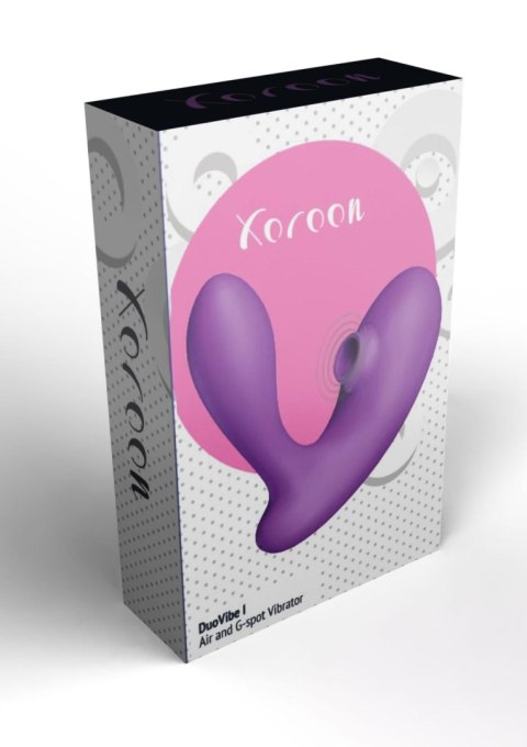 DuoVibe I Air Vibrator Purple XOCOON