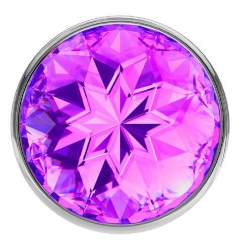 Enlarged Anal Plug Diamond Purple Sparkle XL Lola games Diamond