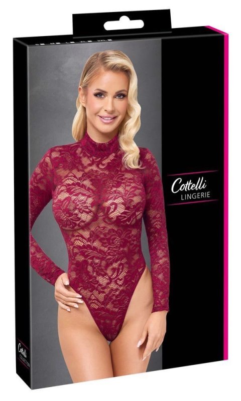 Lace Body red L Cottelli LINGERIE