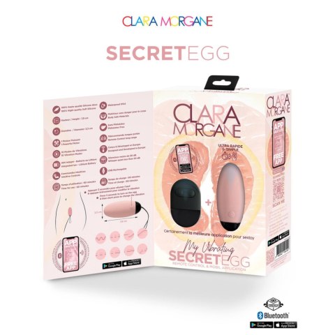 My Vibrating Secret EGG Pink - App controlled Clara Morgane