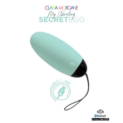 My Vibrating Secret EGG Turquoise - App controlled Clara Morgane