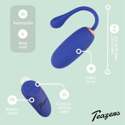 Teazers Vibrating Egg with Remote control Teazers