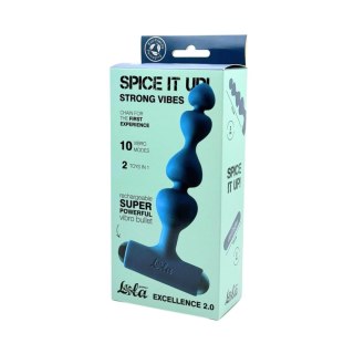 Anal Chain with Rechargeable Bullet Spice it Up Excellence 2.0 Intimate Distribution