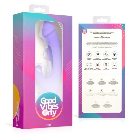 Good Vibes Only - Tess Rabbit Vibrator with G-Spot Stimulator Good Vibes Only