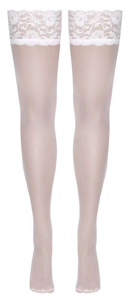 Hold-ups white 2 Cottelli LEGWEAR