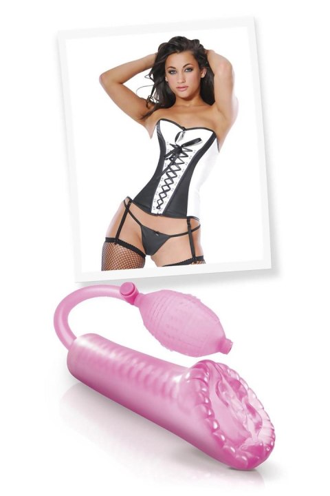 PDX EXTREME SUPER CYBER SNATCH PUMP PINK Pipedream