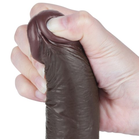 7.5'' Sliding Skin Dual Layer Dong Black Lovetoy