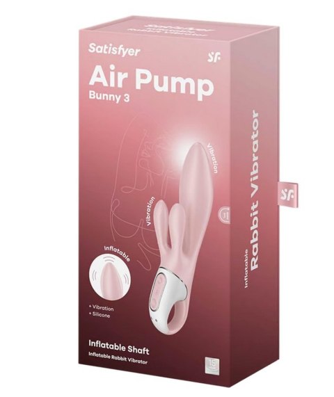 Air Pump Bunny 3 rose Satisfyer