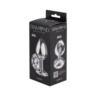 Enlarged Anal Plug Diamond Clear Sparkle XL Lola games Diamond