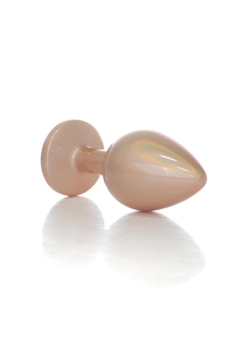 Plug-Jewellery Pearl Gold PLUG- Clear M B - Series HeavyFun