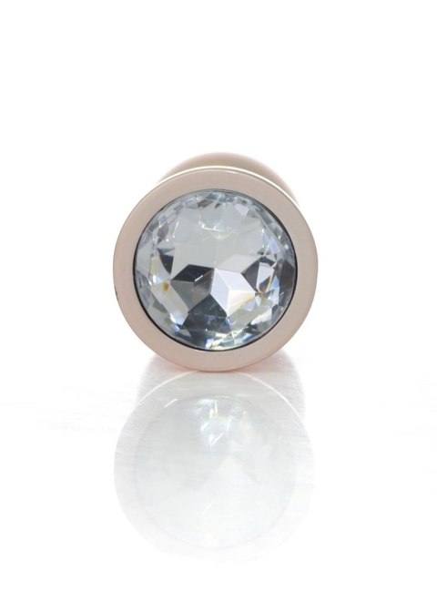 Plug-Jewellery Pearl Gold PLUG- Clear M B - Series HeavyFun