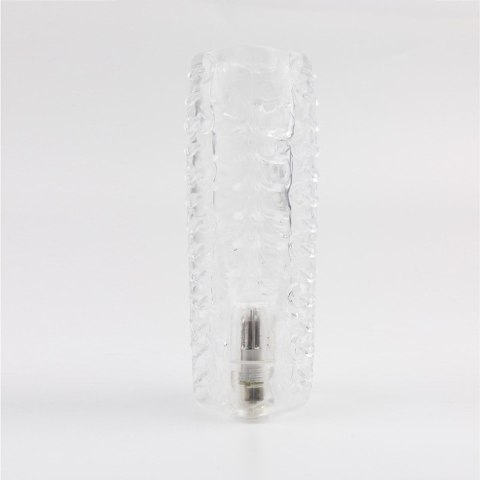 Super Sucker Vibrating Stroker 5,1" Clear Prof.Jason C