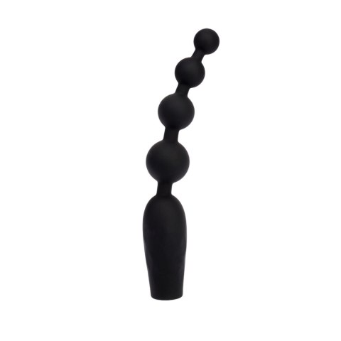 Vibrating Anal Bumpy Bead Black Mont