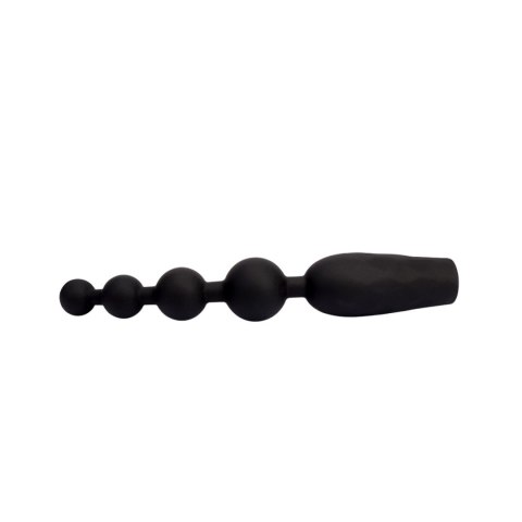 Vibrating Anal Bumpy Bead Black Mont