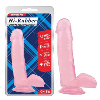 7.0 Inch Dildo-Pink HI-Rubber