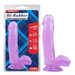 7.0 Inch Dildo-Purple HI-Rubber