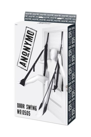 Anonymo Sex swing on the door , nylon, black Anonymo by TOYFA