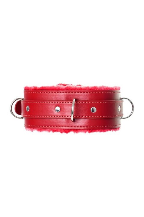 Anonymo collar, PU leather, red Toyfa