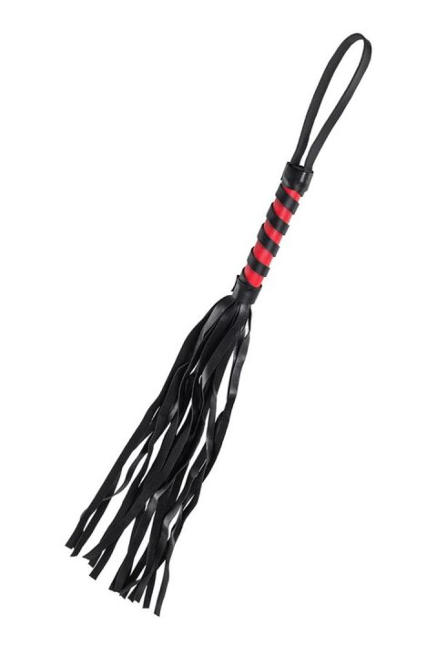 Anonymo flogger, PU leather, black, 45 cm Anonymo by TOYFA