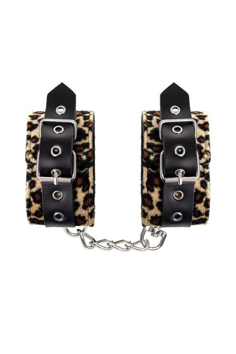 Anonymo handcuffs, PU leather, print, 27 cm Anonymo by TOYFA