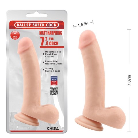 Ballsy Super Cock Matt Harpring 7.8" Dildo Ballsy Super Cock