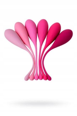 XEROMANTICA Set of 6 vaginal balls K-ROSE,silicone, pink TOYFA - Boys of Toys Sp. z o.o. (dystrybutor)