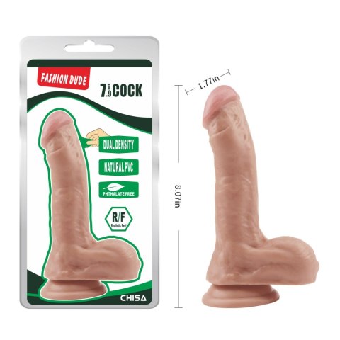 Fashion Dude- 7.9 Inch Cock-Flesh Fashion Dude