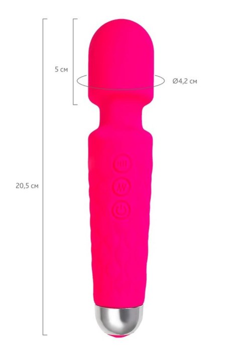 Flovetta Peony Vibrating massager, silicone, pink, 20.5 cm Flovetta