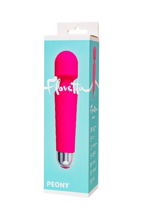 Flovetta Peony Vibrating massager, silicone, pink, 20.5 cm Flovetta