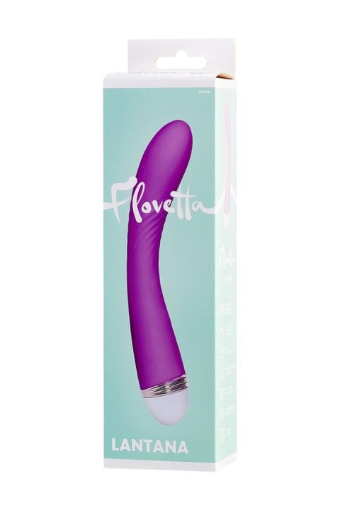 Flovetta by Toyfa HYACINTH vibrator, silicone, purple, 21.5 cm Flovetta