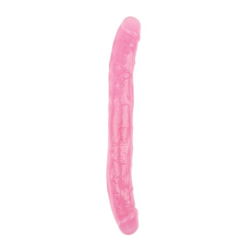 Hi-Rubber 12.8 Inch DoubleDildo-Pink HI-Rubber