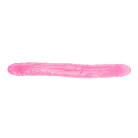 Hi-Rubber 12.8 Inch DoubleDildo-Pink HI-Rubber