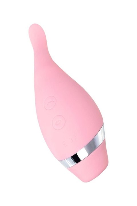 Multifunctional erogenous zone stimulator Flovetta by Toyfa DAHLIA, silicone, pink, 14 cm Toyfa