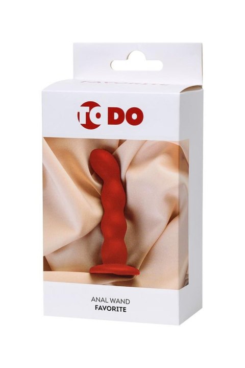 ToDo Favorite Red Anal Wand ToDo by TOYFA