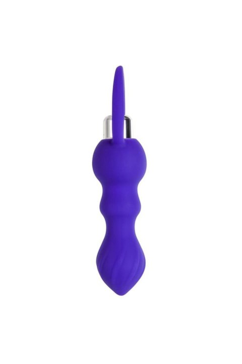 ToDo by Toyfa Anal plug Curvy, silicone, purple, 14 cm, O 3.2 cm ToDo by TOYFA