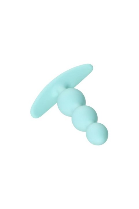 ToDo by Toyfa Anal plug Triple, silicone, mint, 10.5 cm, O 2.4 cm ToDo by TOYFA