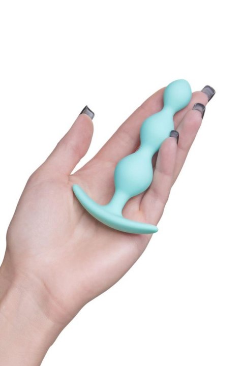 ToDo by Toyfa Anal plug Triple, silicone, mint, 10.5 cm, O 2.4 cm ToDo by TOYFA