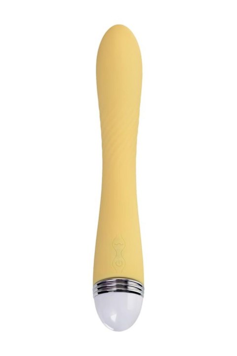 Vibrator Flovetta by Toyfa Calla, silicone, yellow, 22 cm Flovetta