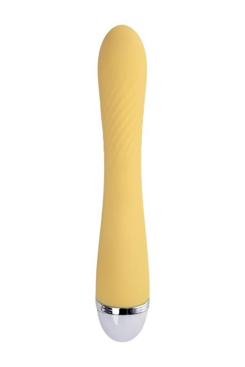 Vibrator Flovetta by Toyfa Calla, silicone, yellow, 22 cm Flovetta