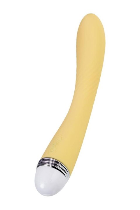 Vibrator Flovetta by Toyfa Calla, silicone, yellow, 22 cm Flovetta