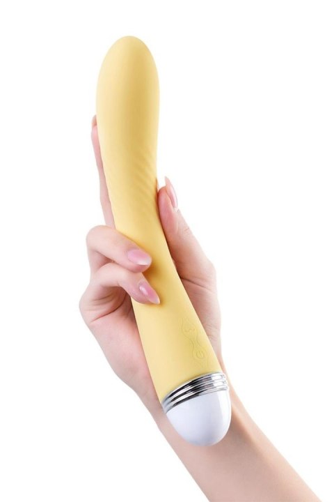 Vibrator Flovetta by Toyfa Calla, silicone, yellow, 22 cm Flovetta