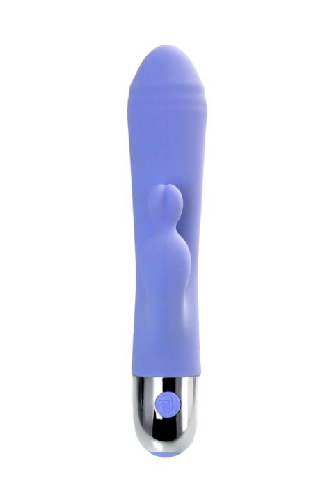 Vibrator with clitoral stimulation Flovetta Crocus, silicone, purple, 17.5 cm Flovetta