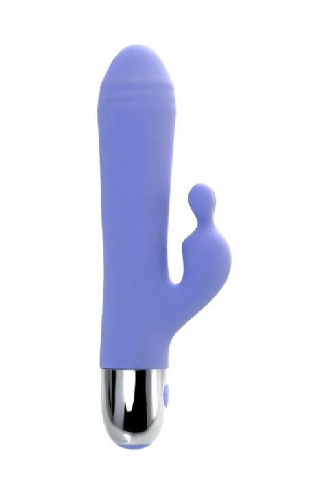 Vibrator with clitoral stimulation Flovetta Crocus, silicone, purple, 17.5 cm Flovetta