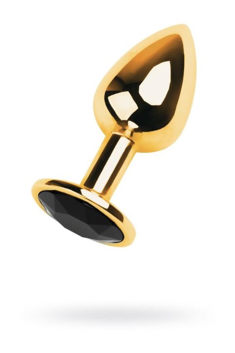 Golden anal plug TOYFA Metal,with a tourmaline colored gem Metal by TOYFA