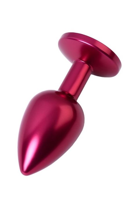 Red anal plug TOYFA Metal with a red colored gem Metal by TOYFA