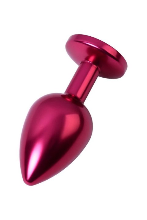 Red anal plug TOYFA Metal with red gem Metal by TOYFA